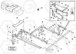 33106 Support, engine cover front EC620 ?KERMAN ?KERMAN EC620 SER NO - 445, Volvo Construction Equipment