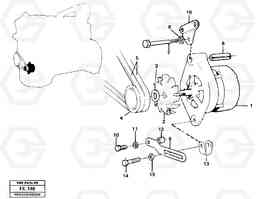 27033 Alternator, assembly EC620 ?KERMAN ?KERMAN EC620 SER NO - 445, Volvo Construction Equipment