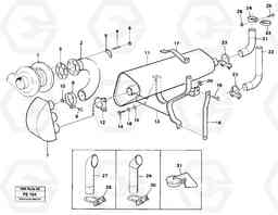 90774 Exhaust system EC620 ?KERMAN ?KERMAN EC620 SER NO - 445, Volvo Construction Equipment