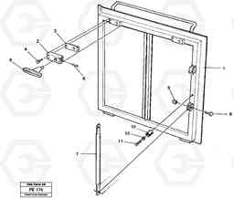 33109 Hatch Lh rear EC620 ?KERMAN ?KERMAN EC620 SER NO - 445, Volvo Construction Equipment