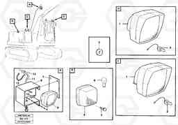 4485 Lighting, front, boom EC620 ?KERMAN ?KERMAN EC620 SER NO - 445, Volvo Construction Equipment