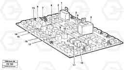 103113 Electrical distribution unit, relays EC620 ?KERMAN ?KERMAN EC620 SER NO - 445, Volvo Construction Equipment