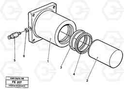 34318 Tension cylinder EC620 ?KERMAN ?KERMAN EC620 SER NO - 445, Volvo Construction Equipment