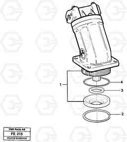 34066 Hydraulic motor, slew gear box EC620 ?KERMAN ?KERMAN EC620 SER NO - 445, Volvo Construction Equipment