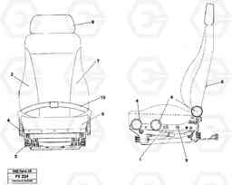 26868 Operator's seat Be-ge EC620 ?KERMAN ?KERMAN EC620 SER NO - 445, Volvo Construction Equipment