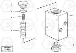 32382 Valve, travel brake EC620 ?KERMAN ?KERMAN EC620 SER NO - 445, Volvo Construction Equipment