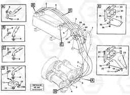104710 Hydraulic system, feeding lines EC620 ?KERMAN ?KERMAN EC620 SER NO - 445, Volvo Construction Equipment