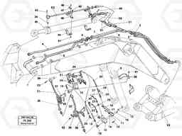 36141 Hydraulic system, backhoeboom 7.30 m EC620 ?KERMAN ?KERMAN EC620 SER NO - 445, Volvo Construction Equipment
