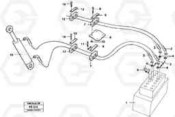 92261 Hydraulic system, boom EC620 ?KERMAN ?KERMAN EC620 SER NO - 445, Volvo Construction Equipment