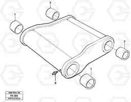 41418 Link, front shovel equipment EC620 ?KERMAN ?KERMAN EC620 SER NO - 445, Volvo Construction Equipment