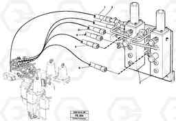 32378 Servo hydraulics, control valves P2v, P3v EC620 ?KERMAN ?KERMAN EC620 SER NO - 445, Volvo Construction Equipment