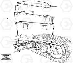 26584 Travel motor shields EC620 ?KERMAN ?KERMAN EC620 SER NO - 445, Volvo Construction Equipment