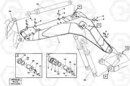 26155 Backhoe boom, Mass Excavation incl. attachements EC620 ?KERMAN ?KERMAN EC620 SER NO - 445, Volvo Construction Equipment