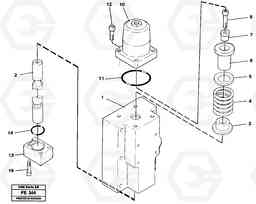 105993 Four-way valve, rotating equipment EC620 ?KERMAN ?KERMAN EC620 SER NO - 445, Volvo Construction Equipment