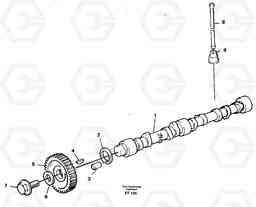 458 Camshaft EC130C ?KERMAN ?KERMAN EC130C SER NO - 220, Volvo Construction Equipment