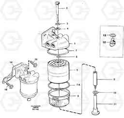 471 Fuel filter EC130C ?KERMAN ?KERMAN EC130C SER NO - 220, Volvo Construction Equipment