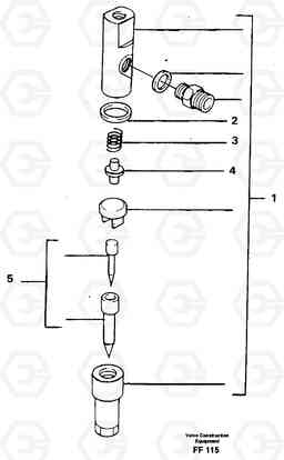 34782 Injector EC130C ?KERMAN ?KERMAN EC130C SER NO - 220, Volvo Construction Equipment