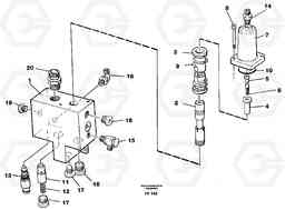 1522 Hose rupture valve, adjustable boom EC130C ?KERMAN ?KERMAN EC130C SER NO - 220, Volvo Construction Equipment