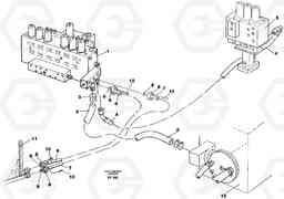 89175 Hydraulic system, return lines EC130C ?KERMAN ?KERMAN EC130C SER NO - 220, Volvo Construction Equipment