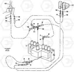 1533 Servo hydraulics, dipper arm EC130C ?KERMAN ?KERMAN EC130C SER NO - 220, Volvo Construction Equipment