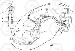 1541 Servo hydraulics, Slewing EC130C ?KERMAN ?KERMAN EC130C SER NO - 220, Volvo Construction Equipment