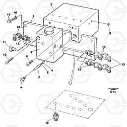 1553 Travel valve bloc EC130C ?KERMAN ?KERMAN EC130C SER NO - 220, Volvo Construction Equipment