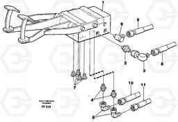 639 Pedal valve with connections EC130C ?KERMAN ?KERMAN EC130C SER NO - 220, Volvo Construction Equipment