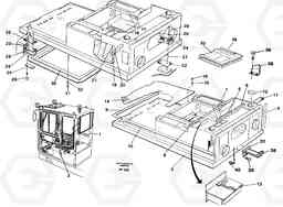 29583 Drivers cab and cabin floor EC130C ?KERMAN ?KERMAN EC130C SER NO - 220, Volvo Construction Equipment