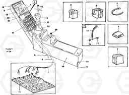 50425 Cable harness, side panel, right EC130C ?KERMAN ?KERMAN EC130C SER NO - 220, Volvo Construction Equipment