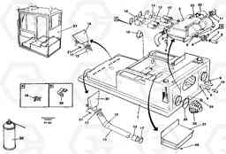 83494 Cab heater with fitting parts EC130C ?KERMAN ?KERMAN EC130C SER NO - 220, Volvo Construction Equipment