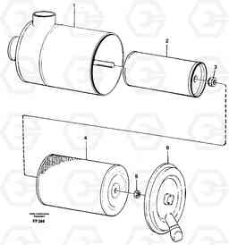 34784 Air filter EC130C ?KERMAN ?KERMAN EC130C SER NO - 220, Volvo Construction Equipment