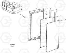 31501 Frame, engine cover rear EC130C ?KERMAN ?KERMAN EC130C SER NO - 220, Volvo Construction Equipment