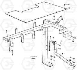 1762 Support, front EC130C ?KERMAN ?KERMAN EC130C SER NO - 220, Volvo Construction Equipment