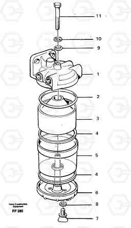 34780 Water separator EC130C ?KERMAN ?KERMAN EC130C SER NO - 220, Volvo Construction Equipment