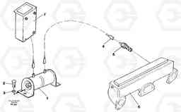 31480 Starter resistor for heater, assembly EC130C ?KERMAN ?KERMAN EC130C SER NO - 220, Volvo Construction Equipment