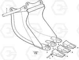 28069 Cable bucket EC130C ?KERMAN ?KERMAN EC130C SER NO - 220, Volvo Construction Equipment