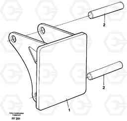 28066 Hammer plate EC130C ?KERMAN ?KERMAN EC130C SER NO - 220, Volvo Construction Equipment