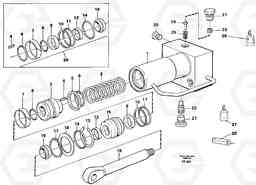 11069 Hydraulic cylinder, quick attachment EC130C ?KERMAN ?KERMAN EC130C SER NO - 220, Volvo Construction Equipment