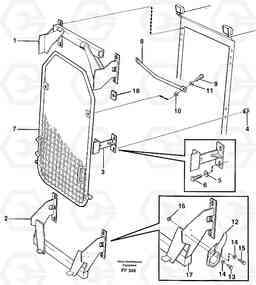 4441 Windscreen protection EC130C ?KERMAN ?KERMAN EC130C SER NO - 220, Volvo Construction Equipment