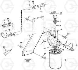 85874 Coolant filter EC130C ?KERMAN ?KERMAN EC130C SER NO - 220, Volvo Construction Equipment