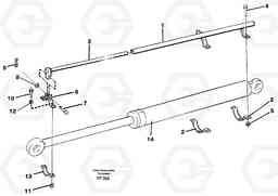 30357 Spark guard for dipper cylinder EC130C ?KERMAN ?KERMAN EC130C SER NO - 220, Volvo Construction Equipment