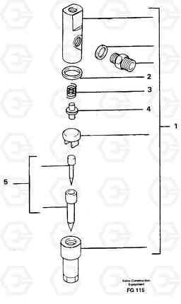 30378 Injector EW130C ?KERMAN ?KERMAN EW130C SER NO - 583, Volvo Construction Equipment