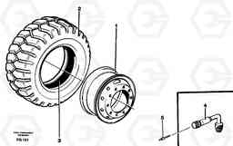 43755 Wheels, wide - base EW130C ?KERMAN ?KERMAN EW130C SER NO - 583, Volvo Construction Equipment