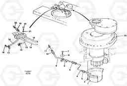 7680 Slew transmission, lubricating pipe EW130C ?KERMAN ?KERMAN EW130C SER NO - 583, Volvo Construction Equipment