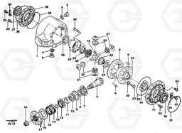 22226 Differential Rear EW130C ?KERMAN ?KERMAN EW130C SER NO - 583, Volvo Construction Equipment