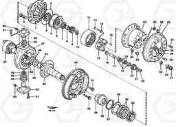 22225 Wheel hub front EW130C ?KERMAN ?KERMAN EW130C SER NO - 583, Volvo Construction Equipment