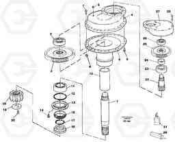 11079 Swing gearbox EW130C ?KERMAN ?KERMAN EW130C SER NO - 583, Volvo Construction Equipment