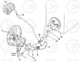 68939 Hydraulic system suction lines EW130C ?KERMAN ?KERMAN EW130C SER NO - 583, Volvo Construction Equipment