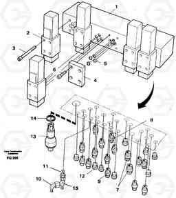 5768 Valve body EW130C ?KERMAN ?KERMAN EW130C SER NO - 583, Volvo Construction Equipment