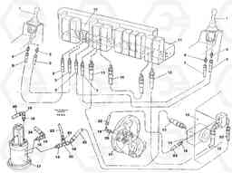 5690 Servo hydrulics, return line tank EW130C ?KERMAN ?KERMAN EW130C SER NO - 583, Volvo Construction Equipment